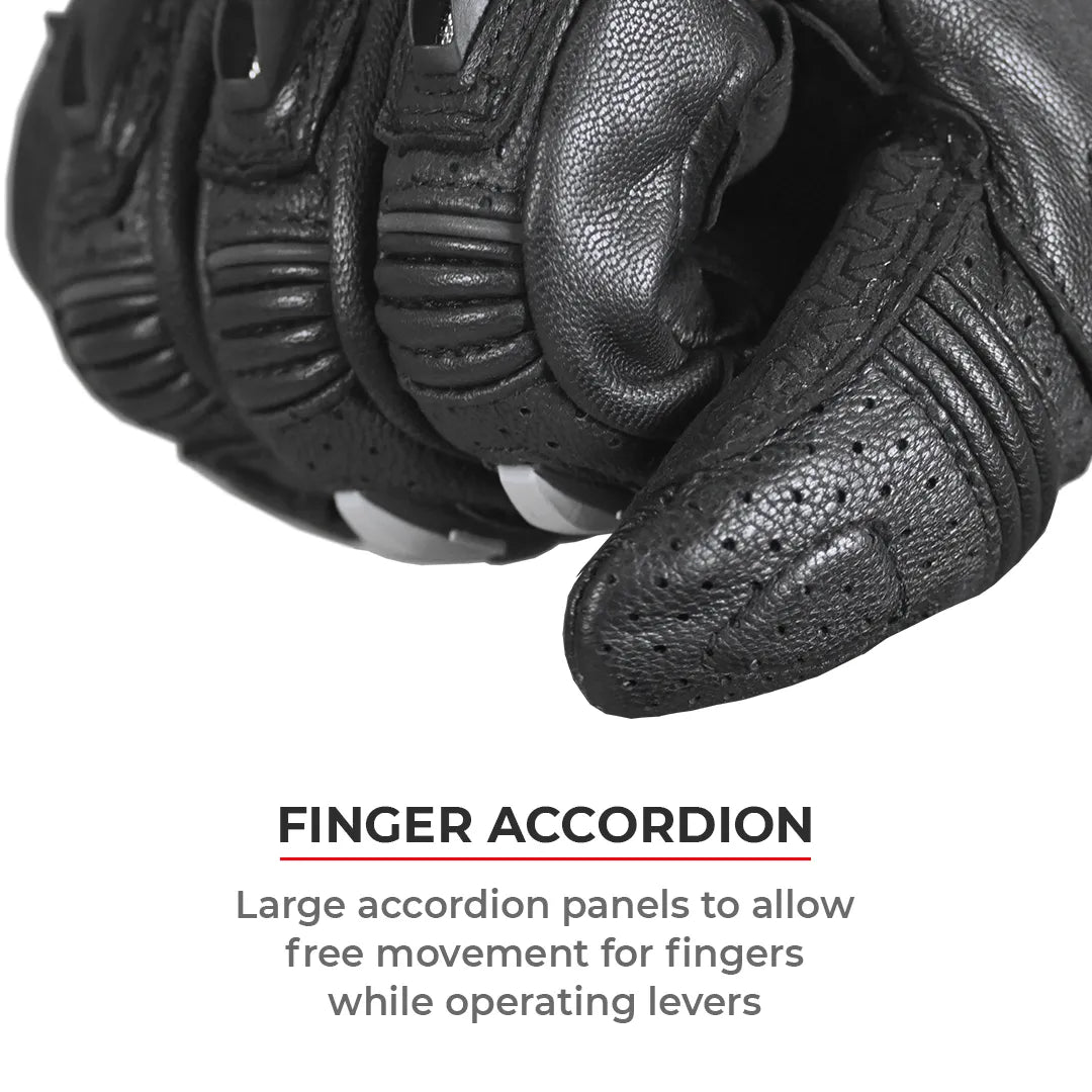 VIATERRA GRID – FULL GAUNTLET MOTORCYCLE RIDING GLOVES