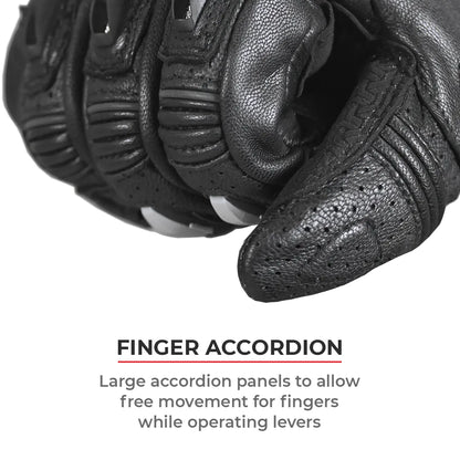 VIATERRA GRID – FULL GAUNTLET MOTORCYCLE RIDING GLOVES
