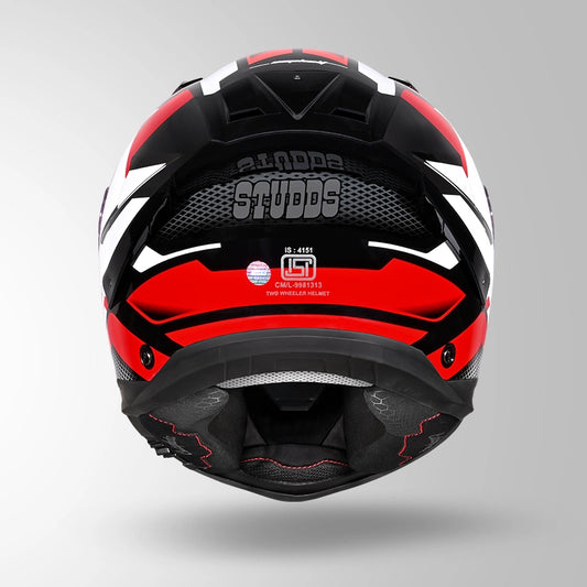 HELIOS D1 ASPHALT DECOR  GLOSSY BLACK & RED