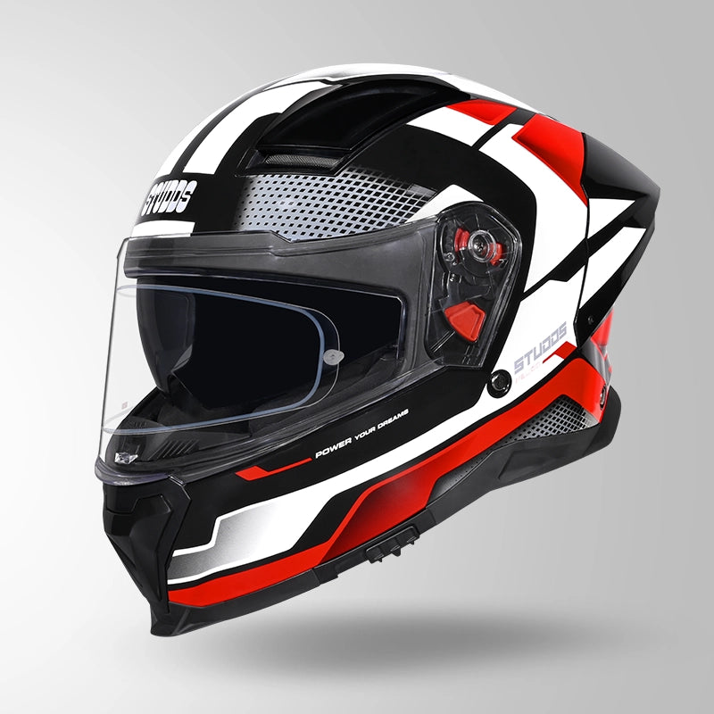 HELIOS D1 ASPHALT DECOR  GLOSSY BLACK & RED