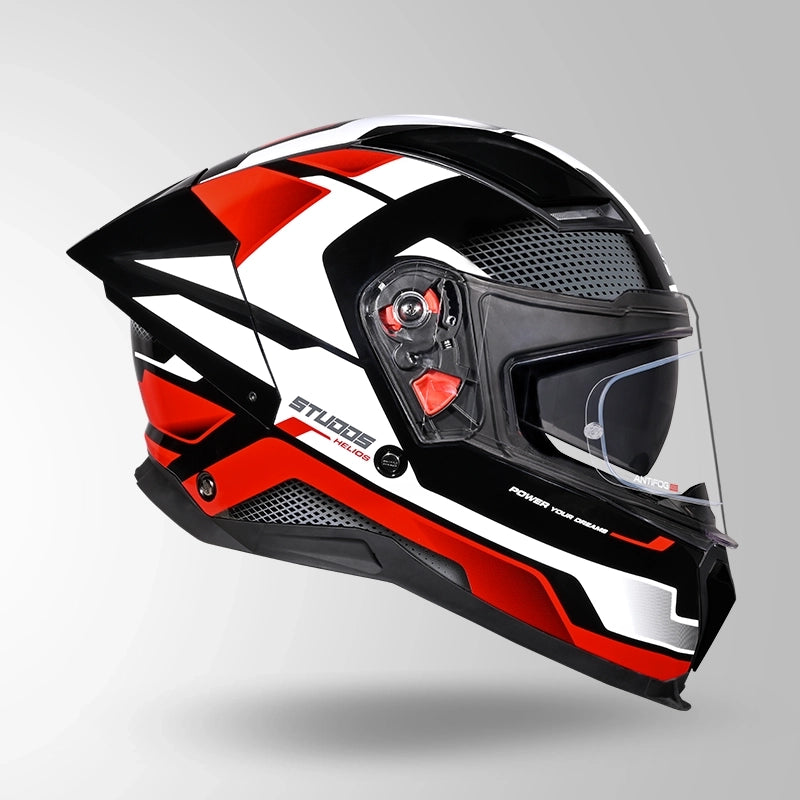 HELIOS D1 ASPHALT DECOR  GLOSSY BLACK & RED