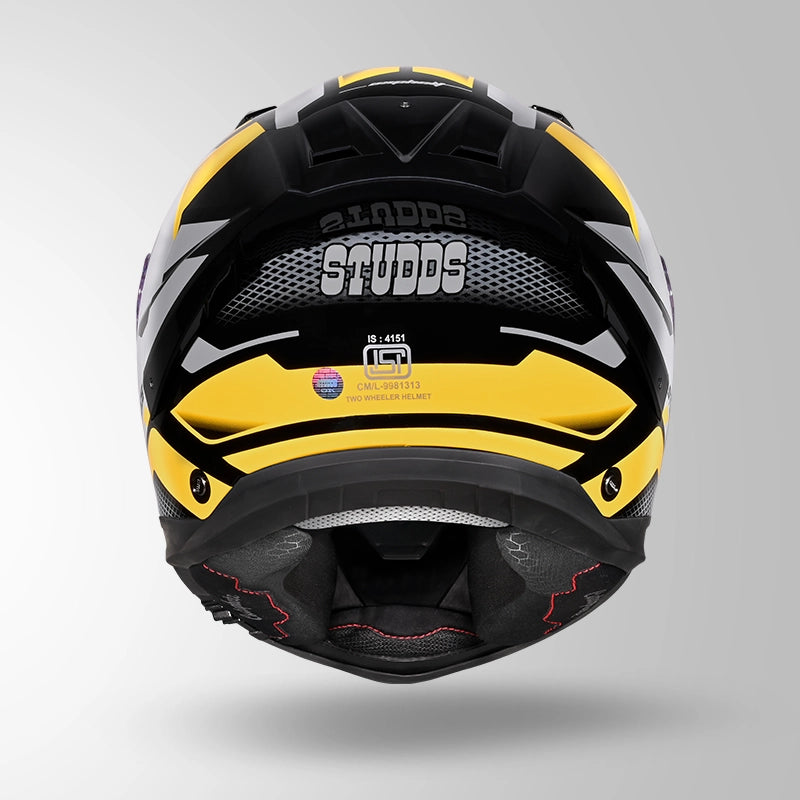 HELIOS D1 ASPHALT DECOR BLACK & YELLOW