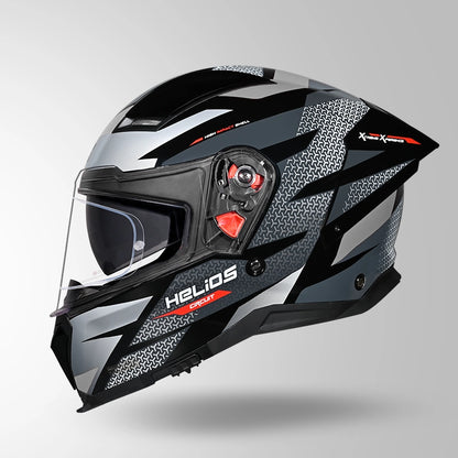 HELIOS D2 CIRCUIT DECOR BLACK & GREY glossy