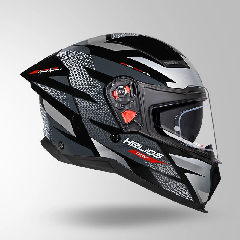 HELIOS D2 CIRCUIT DECOR BLACK & GREY glossy