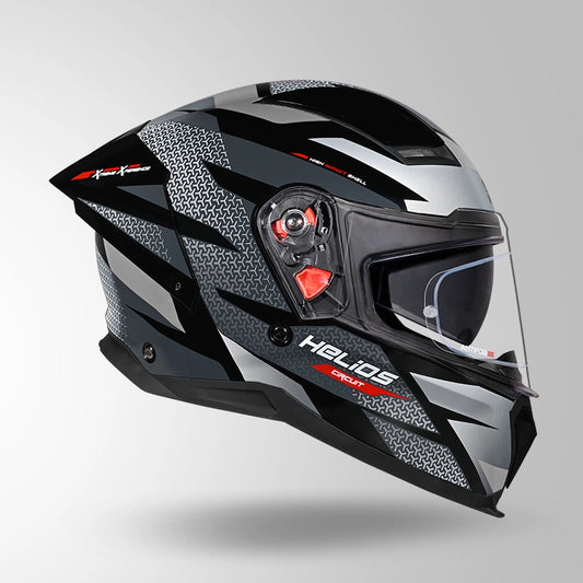 HELIOS D2 CIRCUIT DECOR BLACK & GREY glossy