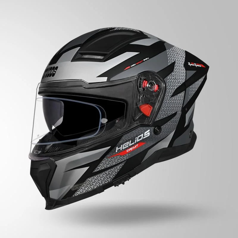 HELIOS D2 CIRCUIT MATT DECOR BLACK & GREY