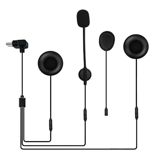 HIFI-M8_Type-C Helmet Headphone Accessories for Q8 / Q7