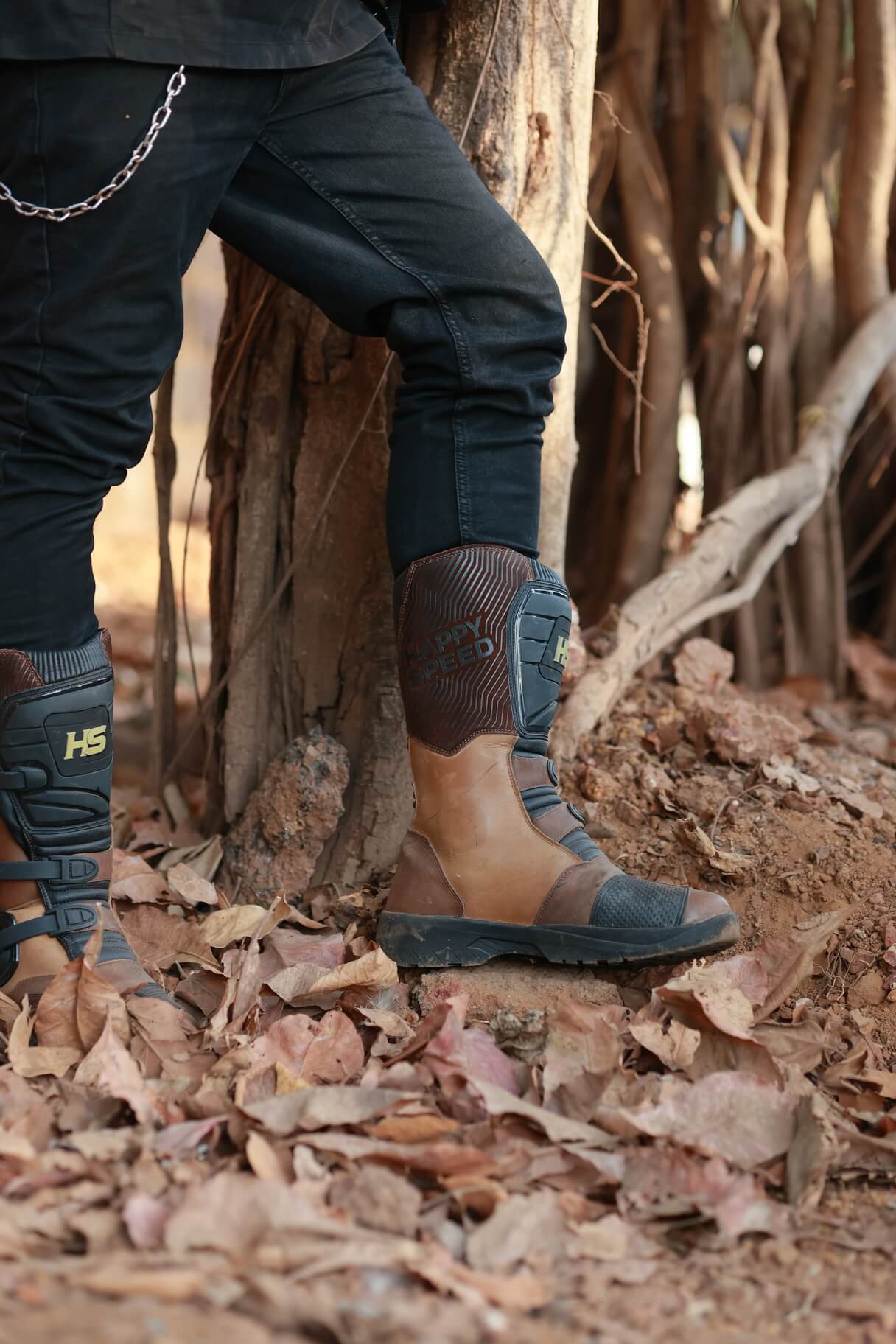 Happy Speed VALOR Adventure Riding Boots – Desert Brown