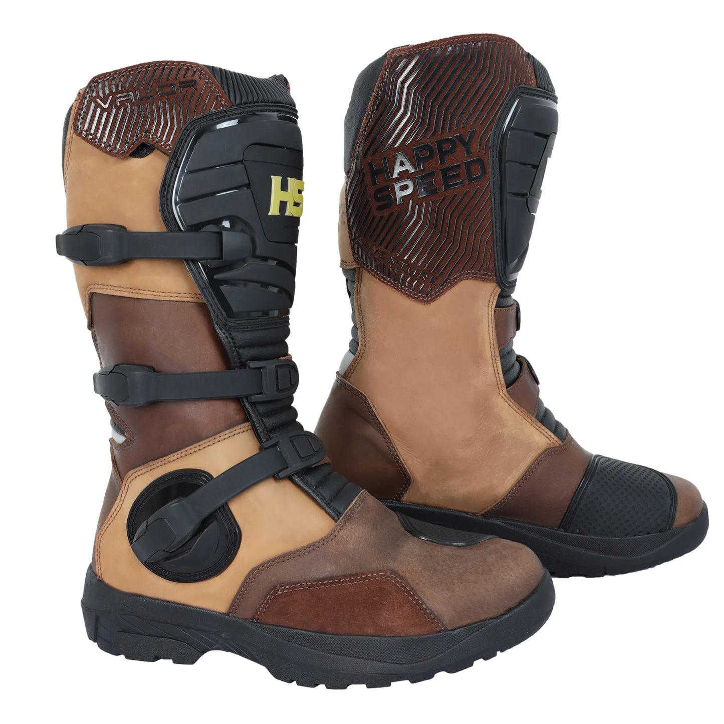 Happy Speed VALOR Adventure Riding Boots – Desert Brown