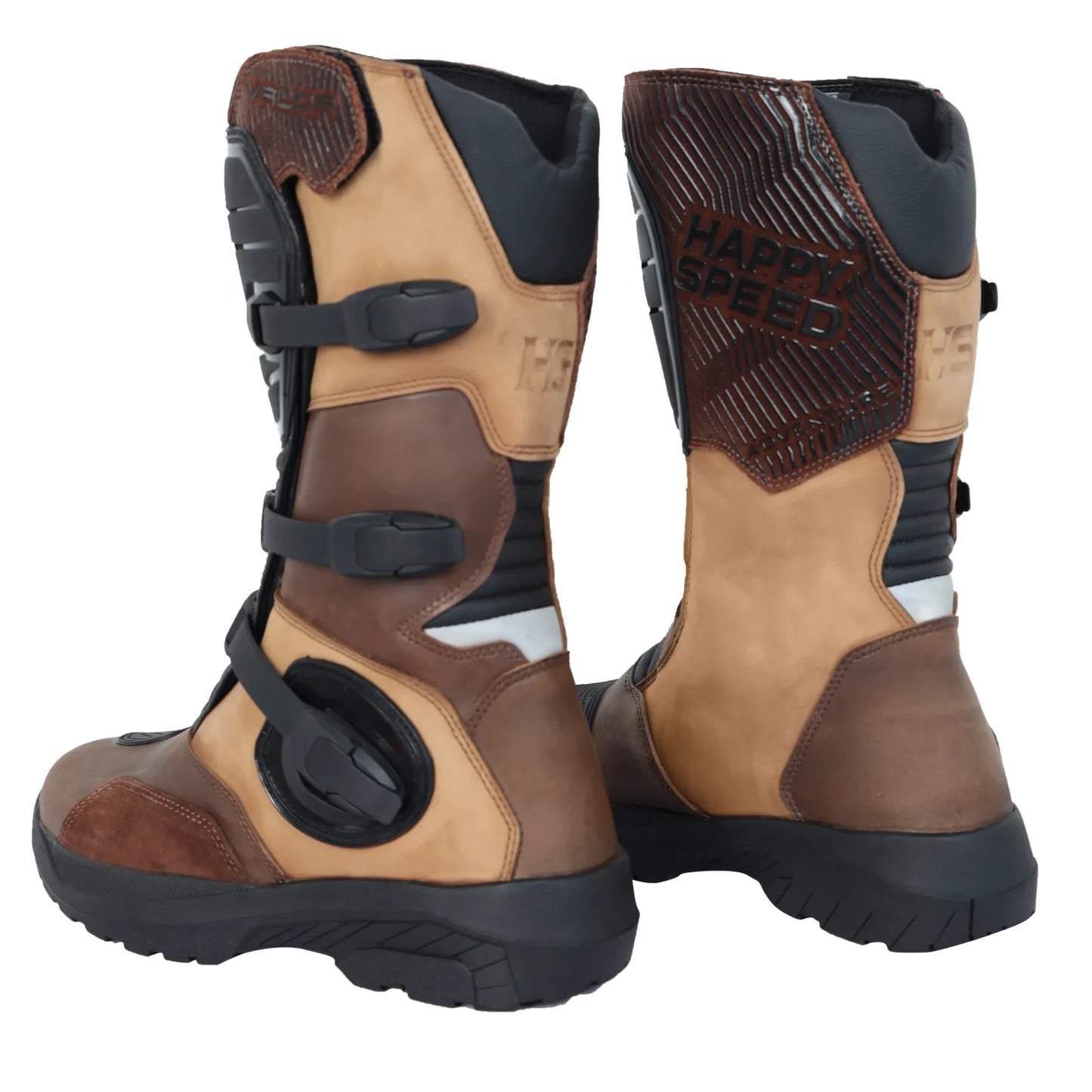 Happy Speed VALOR Adventure Riding Boots – Desert Brown