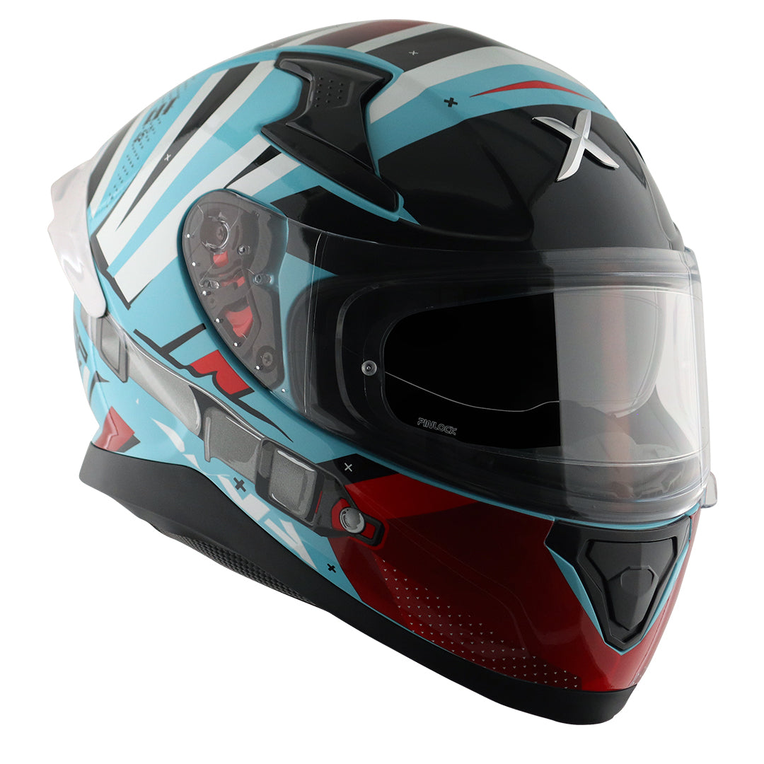 Apex Hex2 Helmet Hex Blue Red