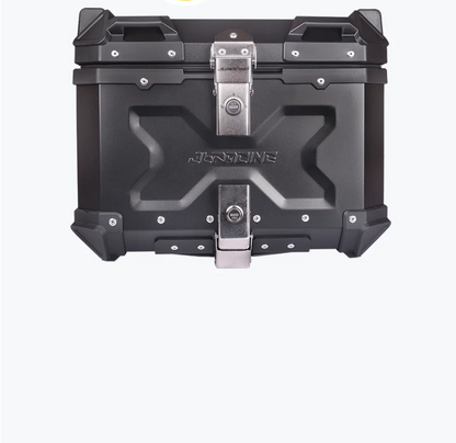 JB RACING TOP CASE 45L BLACK PREMIUM WITH BACK REST PAD