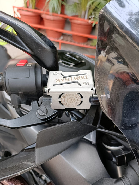 FRONT BRAKE FLUID CAP - Stainless Steel for Dominar 400
