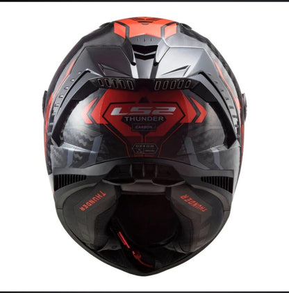 LS2 FF805 THUNDER C SPUTNIK - Gloss Metal Red
