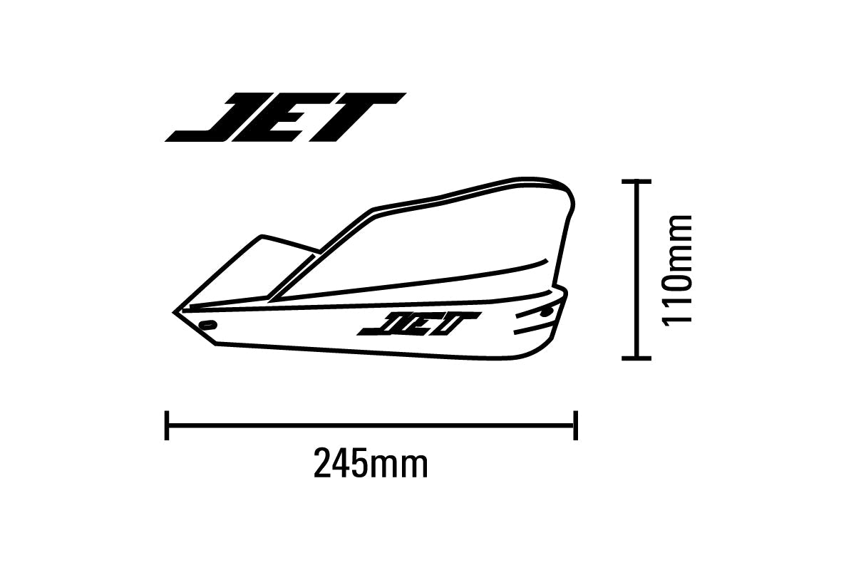 Barkbusters JET Guards White (JET-003-00-WH)