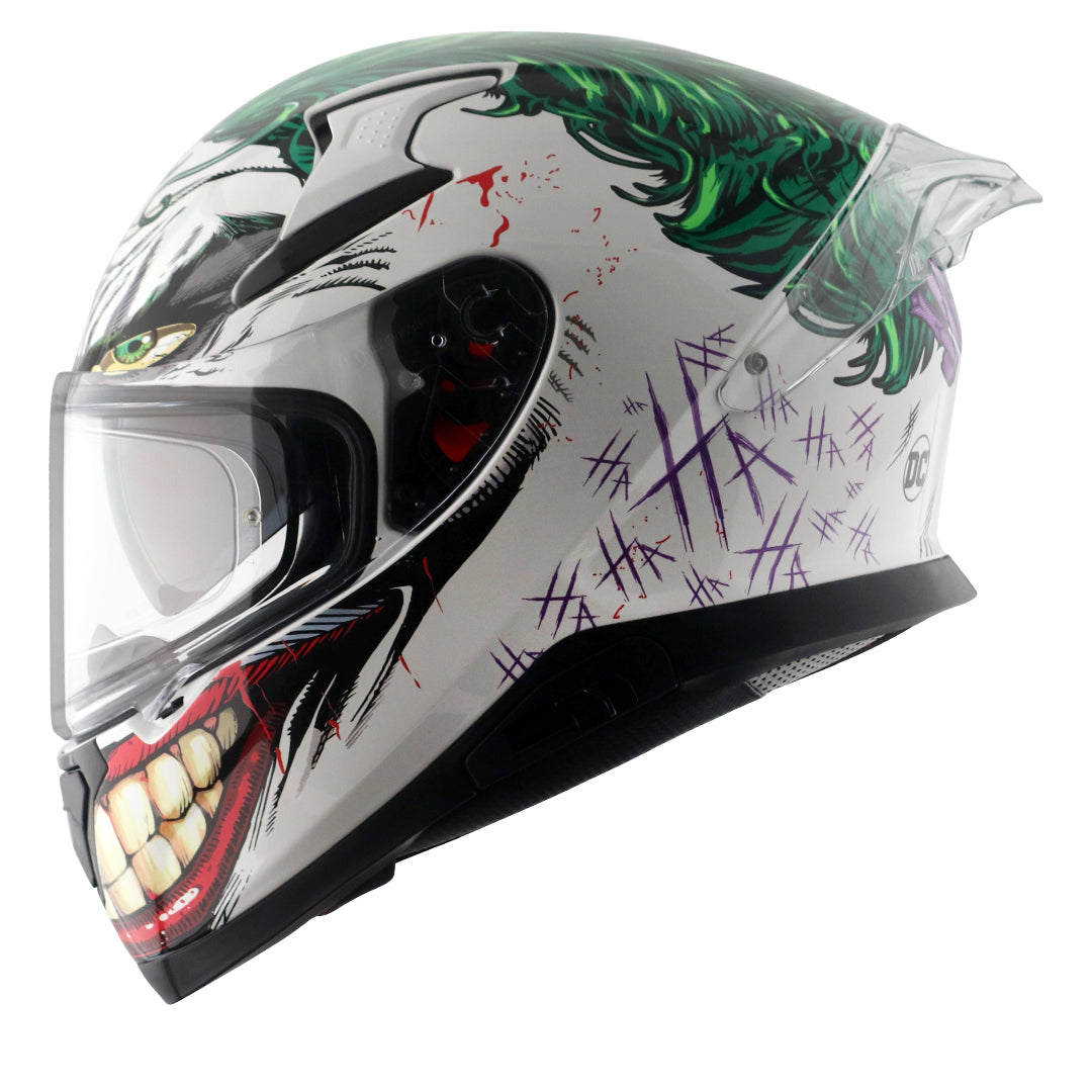Apex DC Joker Helmet White Green