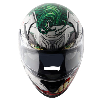 Apex DC Joker Helmet White Green
