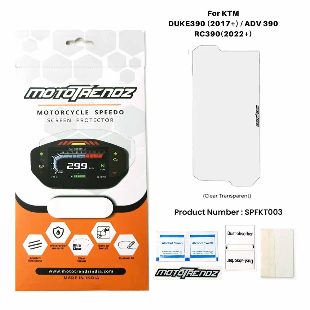 Motorcycle Speedo Screen Protector – KTM Duke390 / Adventure390