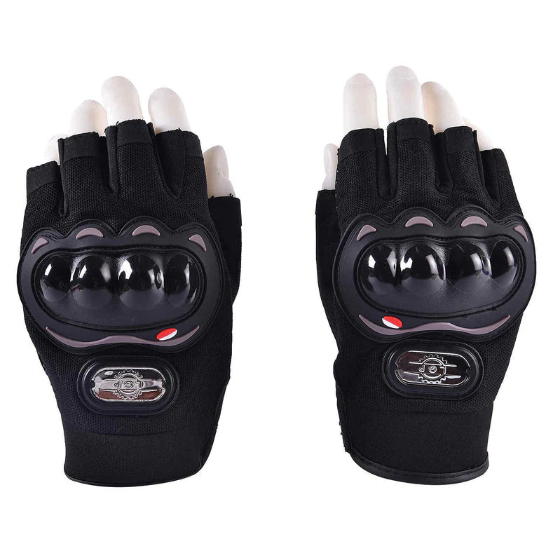 LGP Half Finger Riding Gloves Anti-Slip Biker Gloves with Breathable Comfort