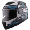 LS2 FF390 Breaker Dark Star Gloss Blue White Full Face Helmet