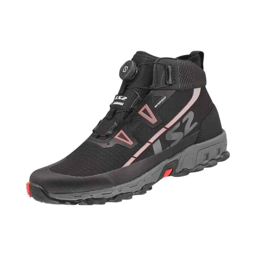 LS2 Trekker Man Waterproof Riding Boots Black