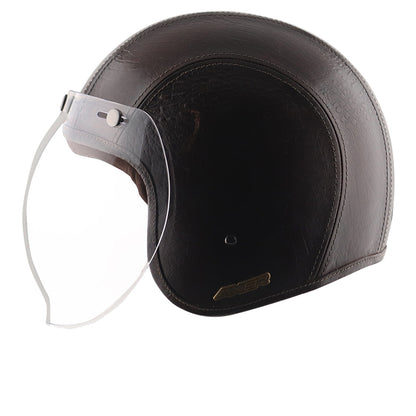 Axor Retro Jet Leather Helmet LEGENDCOCO DARK