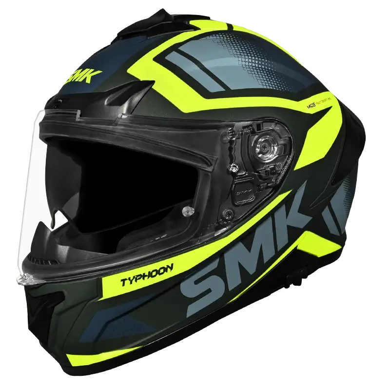 SMK Typhoon Thorn Matt (MA848) - Matt Green Yellow