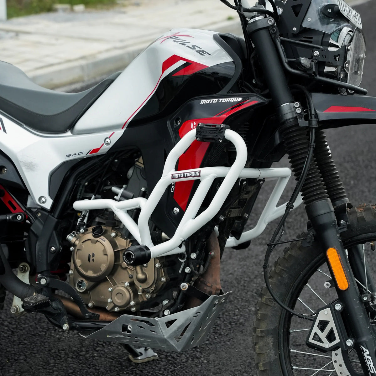 X PULSE 210 CRASH GUARD MAX PRO WHITE