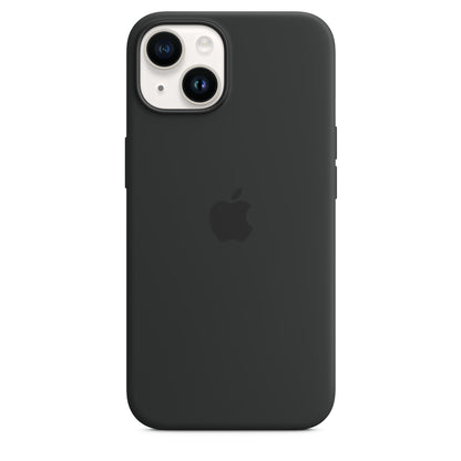 iPhone 14 Silicone Case with MagSafe – Midnight