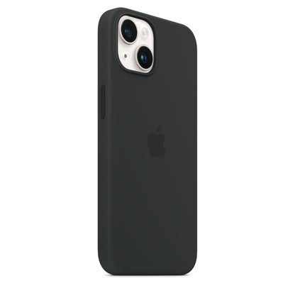 iPhone 14 Silicone Case with MagSafe – Midnight