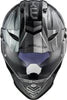 LS2 MX436 Pioneer Evo Knight Gloss Titanium White Helmet
