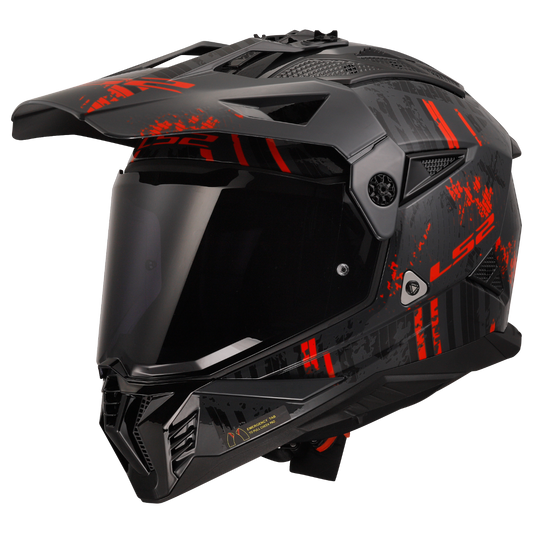 MX436 PIONEER II CRAZY GLOSS - Black Red