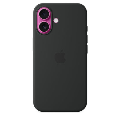 iPhone 16 Silicone Case with MagSafe – Black