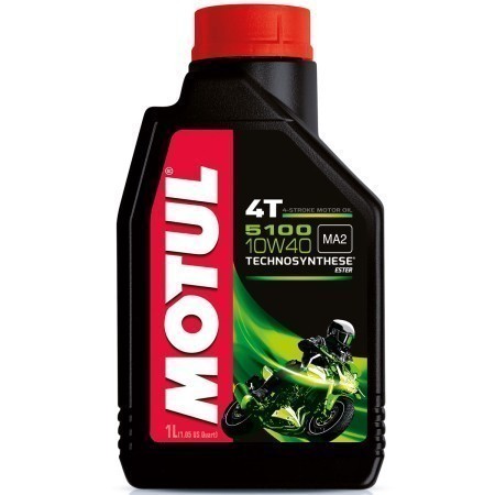 Motul 5100 10W40 4T 4-Stroke Engine Oil (1L)