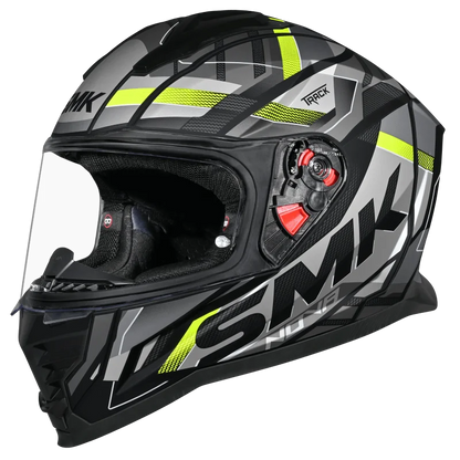 SMK NOVA TRACK MA264 MATT BLACK GREY YELLOW