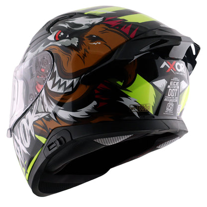 Apex Falcon Helmet BLACK NEON YELLOW