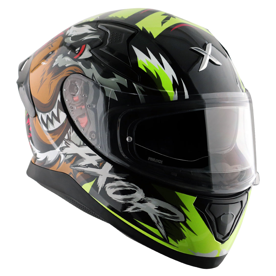 Apex Falcon Helmet BLACK NEON YELLOW