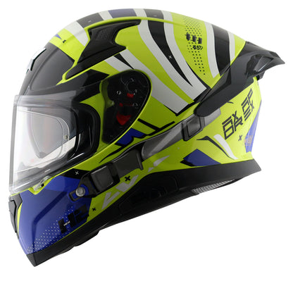 Apex Hex2 Helmet Neon Yellow Blue