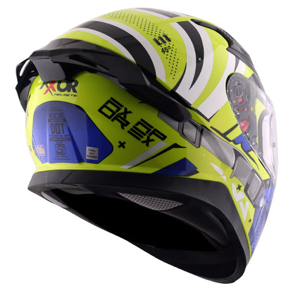Apex Hex2 Helmet Neon Yellow Blue