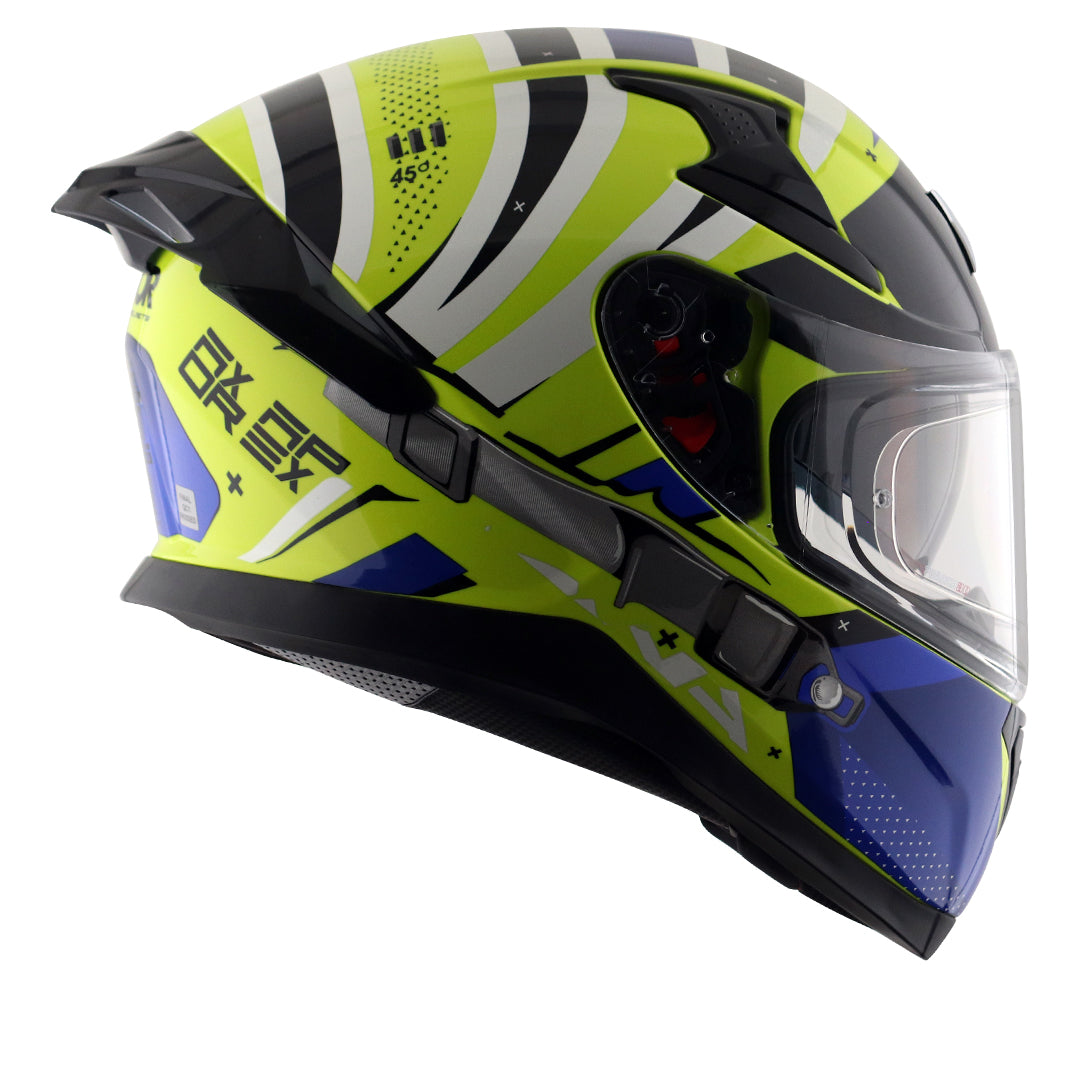 Apex Hex2 Helmet Neon Yellow Blue