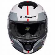 LS2 FF320 Stream II Meteor WHITE RED Helmet