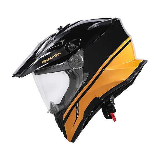OPTIMUS DUAL SPORT HELMET HIMALAYAN HANLE BLACK (BLACK AND GOLD)