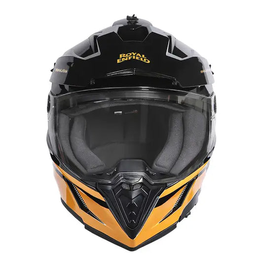 OPTIMUS DUAL SPORT HELMET HIMALAYAN HANLE BLACK (BLACK AND GOLD)