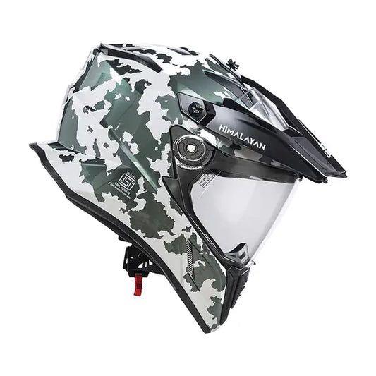 OPTIMUS DUAL SPORT HELMET - KAMET WHITE GREEN