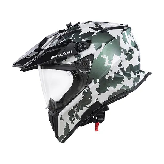 OPTIMUS DUAL SPORT HELMET - KAMET WHITE GREEN