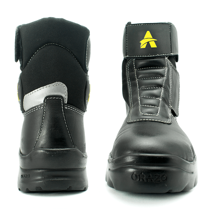 Orazo Picus VWR Leather Black Riding Boots