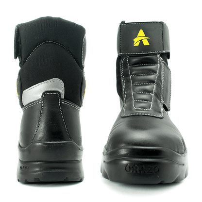 Orazo Picus VWR Leather Black Riding Boots