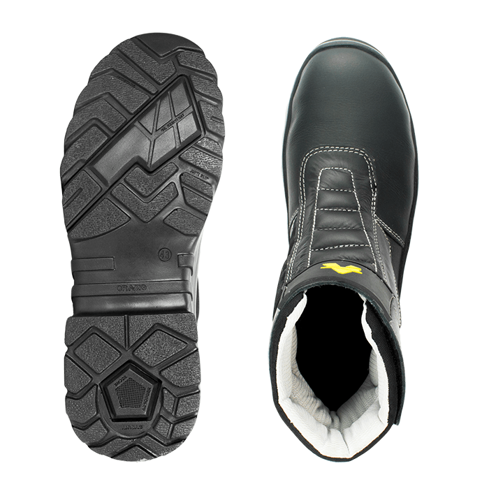 Orazo Picus VWR Leather Black Riding Boots