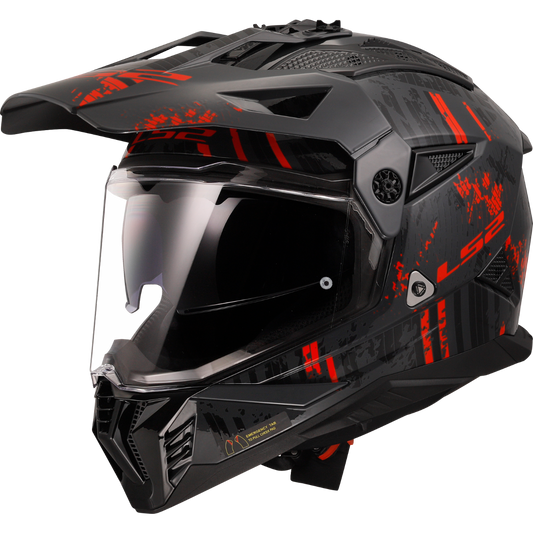 MX436 PIONEER II CRAZY GLOSS - Black Red