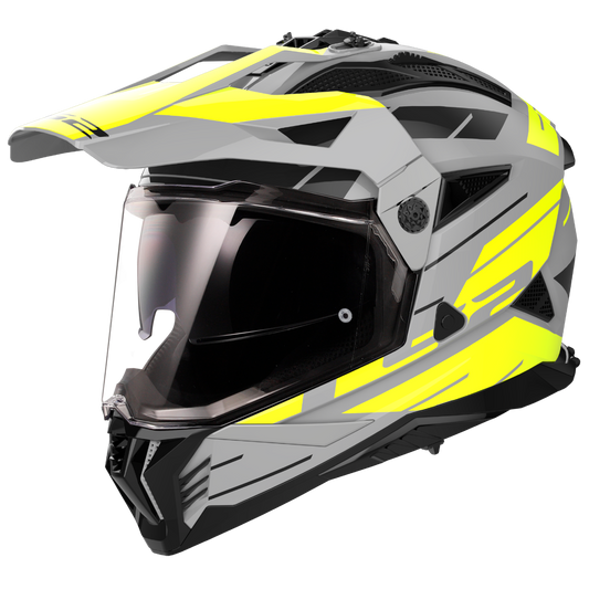 MX436 PIONEER II NAMIB MATT - Grey HI VIZ Yellow